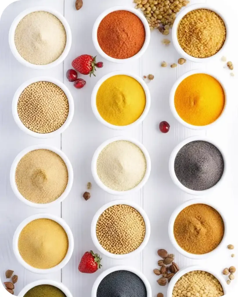 Bulk food ingredients and natural seasoning powders for food manufacturing