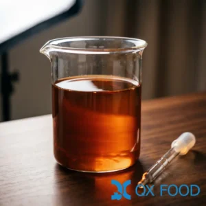 Corn HVP liquid HVP-YYC, brownish-red clear liquid, total N 2.2, vinegar 2-16%, soy-free savory base