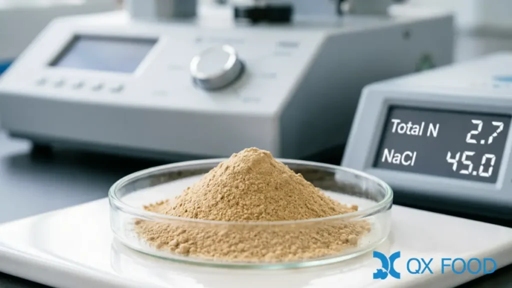 Economical Light Tea-Colored Soy HVP Powder | Value-Grade HVP-FSBE 4 HVP-FSBE economical soy HVP powder technical specifications with light tea color and total N 2.7