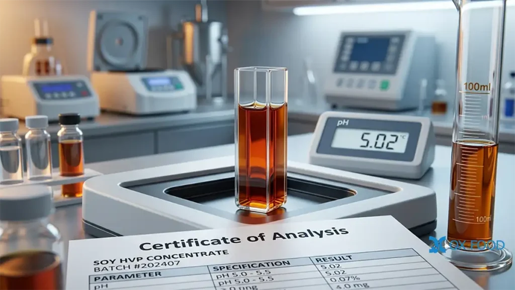 Qianxuan HVP-YBI liquid quality control laboratory with COA and analytical testing