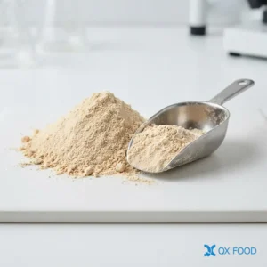 Seasoning grade hydrolyzed soy protein powder HVP-FSC, light tan fine powder from Q/BWK 0001S production