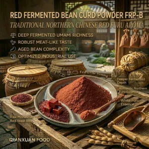 Traditional Chinese red fermented bean curd powder with rich umami aroma for hot pot and savory seasoning applications