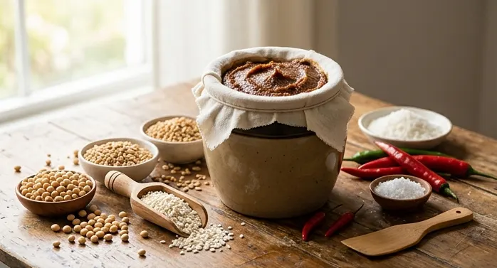 Asian fermented seasoning powder ingredients for food manufacturing