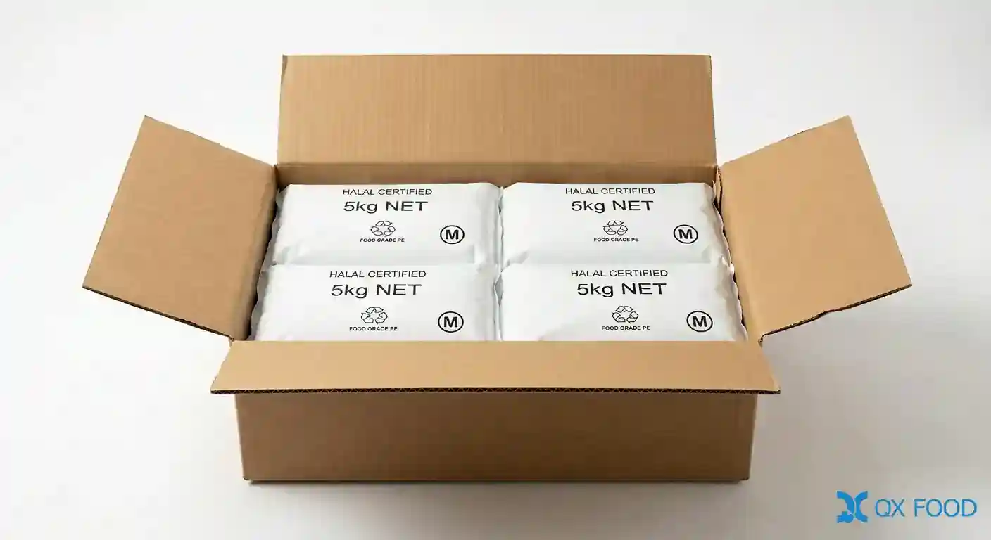 Curry Beef Seasoning Powder GLN – Japanese Style GLN-002 6 GLN-002 Japanese curry beef seasoning powder export packaging double layer PE inner bag high strength carton 4x5kg 1x20kg B2B import