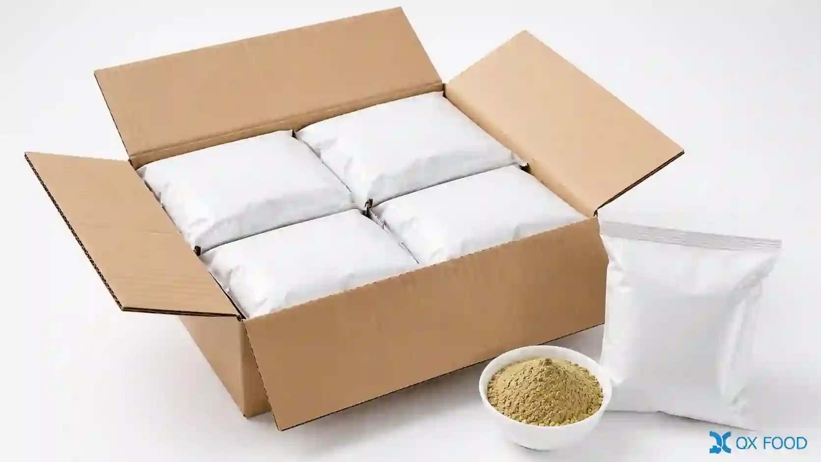 Pepper Salt Seasoning Powder JYF – Fresh Prickly Ash JYF-001 6 JYF-001 fresh prickly ash pepper salt seasoning powder export packaging double layer PE aroma protective inner bag high strength carton 4x5kg 1x20kg