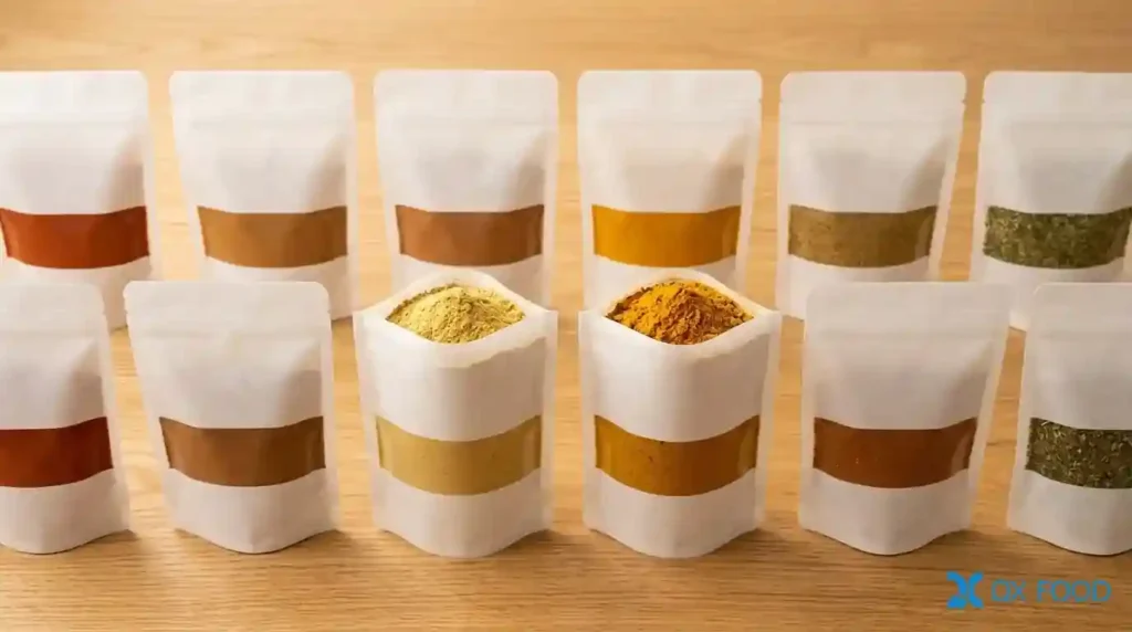 Qianxuan Food compound seasoning powder range 12 flavors two tier curry beef portfolio GLN-002 Japanese style WK9805 bold mellow B2B OEM available