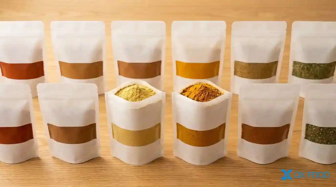 Curry Beef Seasoning Powder GLN – Japanese Style GLN-002 7 Qianxuan Food compound seasoning powder range 12 flavors two tier curry beef portfolio GLN-002 Japanese style WK9805 bold mellow B2B OEM available