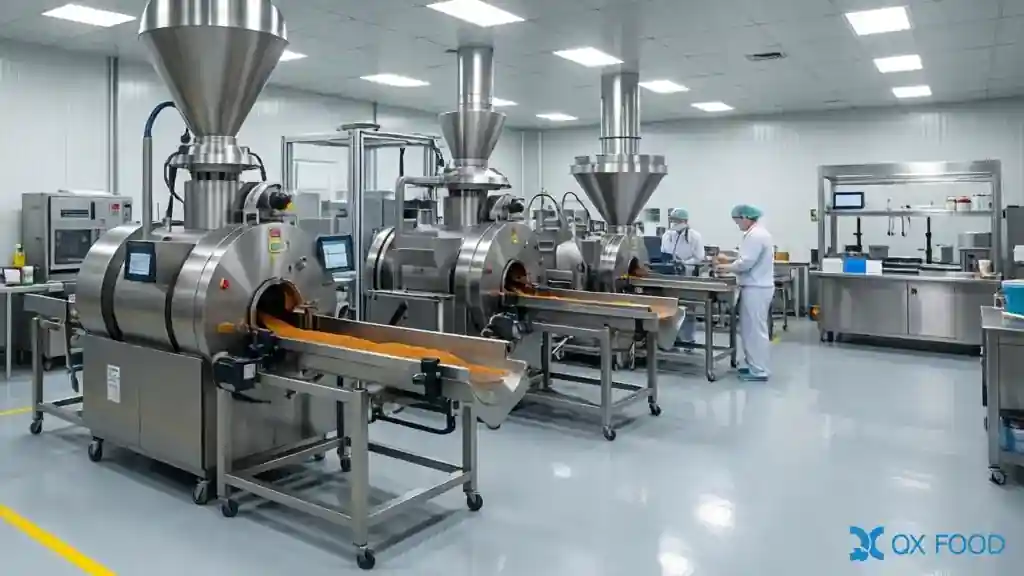 Qianxuan Food OEM private label spicy chicken compound seasoning powder manufacturing custom flavor development heat level calibration service