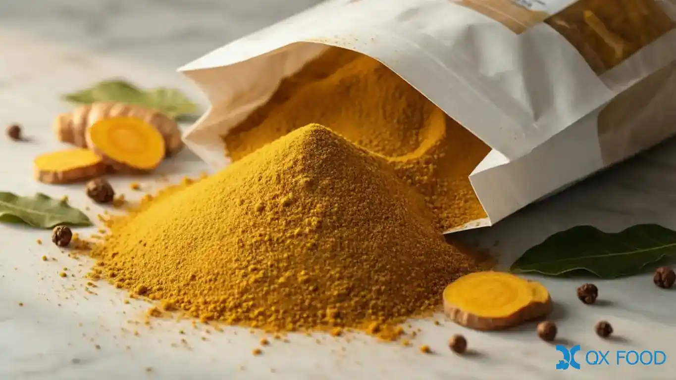 Curry Beef Seasoning Powder WK9805 | Qianxuan Food 2 Curry beef seasoning powder WK9805 bulk compound flavoring powder rich mellow curry beef flavor industrial packaging by Qianxuan Food