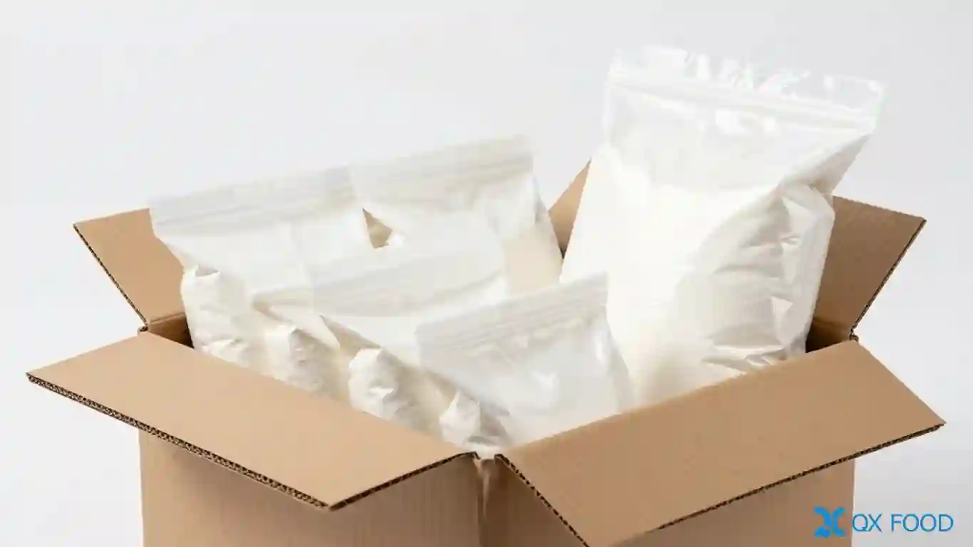 WK9901 cumin seasoning powder export packaging double layer PE inner bag high strength carton 4x5kg 1x20kg configurations for B2B import