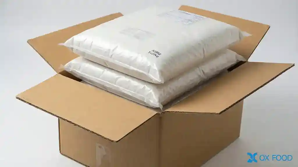 XLJ-002 spicy chili chicken seasoning powder export packaging double layer PE inner bag high strength carton 4x5kg 1x20kg configurations