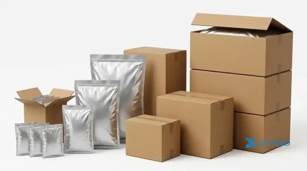 CFP-H19 Industrial Compound Chicken Seasoning Powder for B2B Food Manufacturers 5 CFP-H19 chicken seasoning powder export packaging aluminum foil bags and cartons industrial bulk supply OEM food ingredient packaging China factory