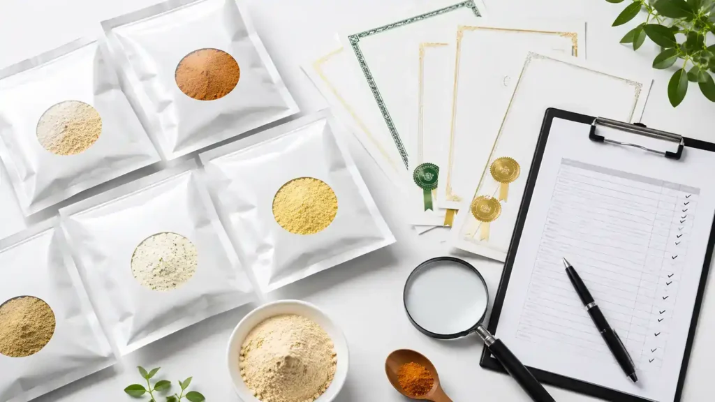 Certified compound seasoning powder with ISO, HACCP and Halal documentation for B2B food ingredient buyers