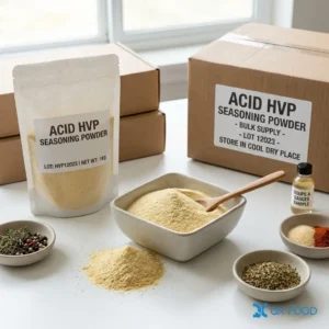 Acid hydrolyzed vegetable protein powder for marinades and meat seasoning HVP-H02
