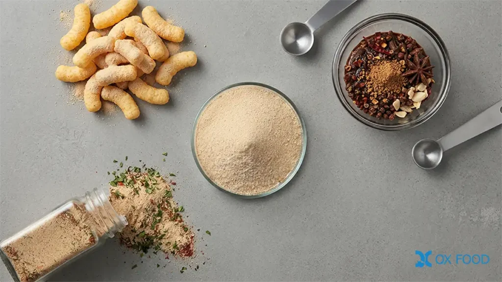 Ester Aroma Soy Sauce Powder for Snacks & Hot Pot FSP-BF 3 Soy sauce powder with ester aroma used in puffed snacks, hot pot base, and compound seasoning blends