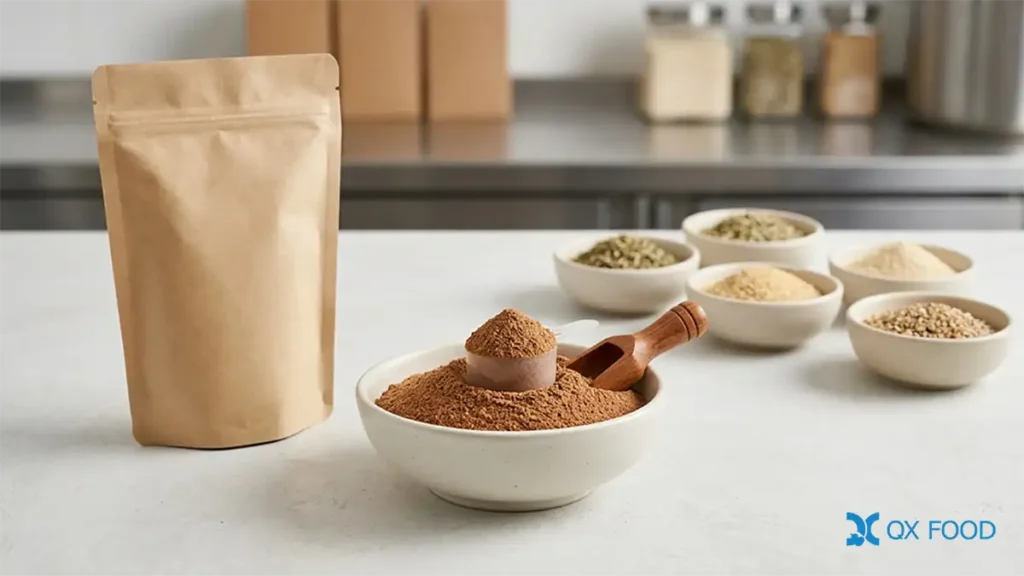 Soy Sauce Powder for Seasoning Mixes and Dry Sauce Bases FSP-H04 2 Soy sauce powder for seasoning mixes FSP-H04 spray dried savory ingredient