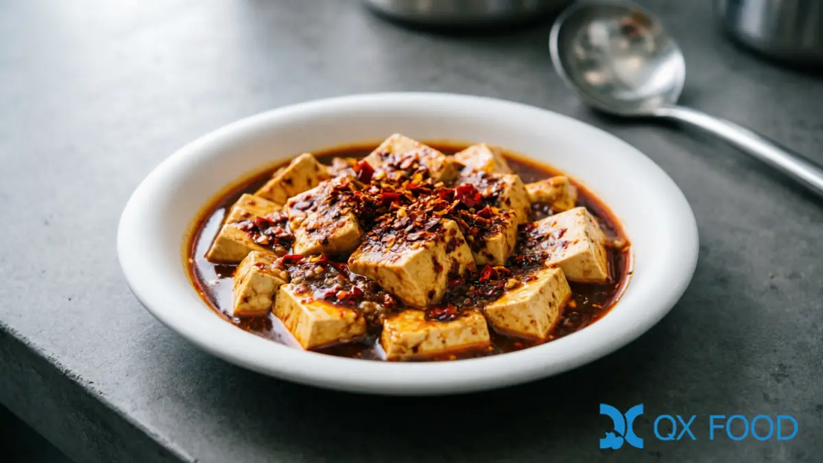 HCC-C19 crushed chili in Sichuan cuisine dish -- foodservice application