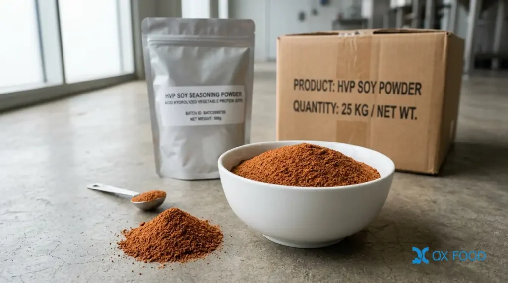 Acid Hydrolyzed Vegetable Protein Seasoning Powder HVP-H01 2 Acid hydrolyzed vegetable protein seasoning powder HVP-H01 soy HVP powder for savory seasoning