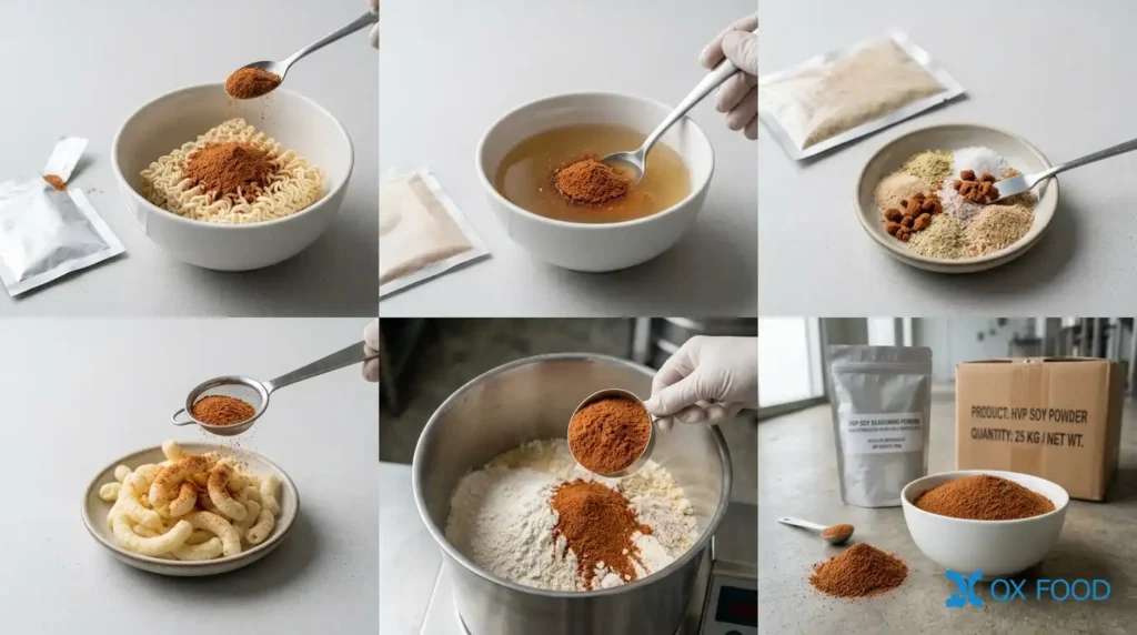 Acid Hydrolyzed Vegetable Protein Seasoning Powder HVP-H01 3 HVP powder for soup base instant noodle seasoning compound seasoning and savory snack seasoning