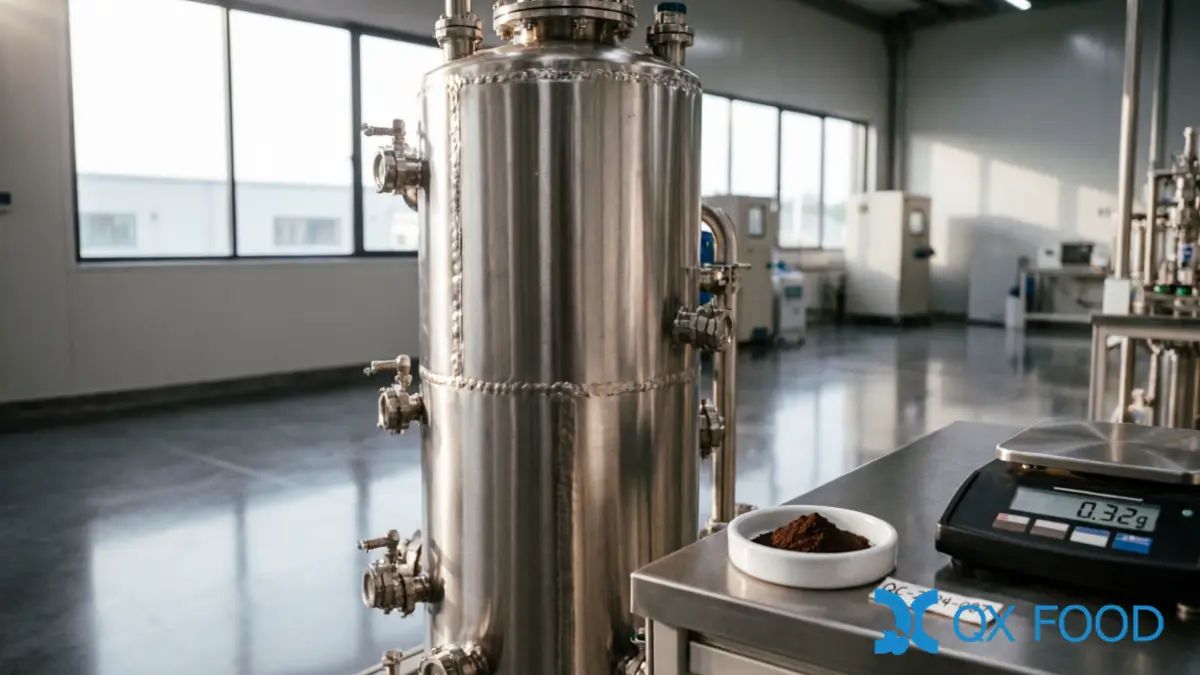 Spray drying tower in food ingredient facility