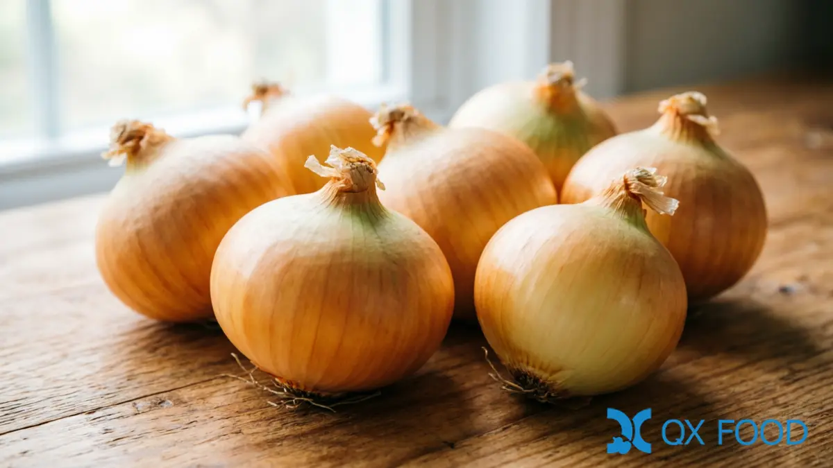 Fresh whole onions -- raw material source for onion powder OP-B03