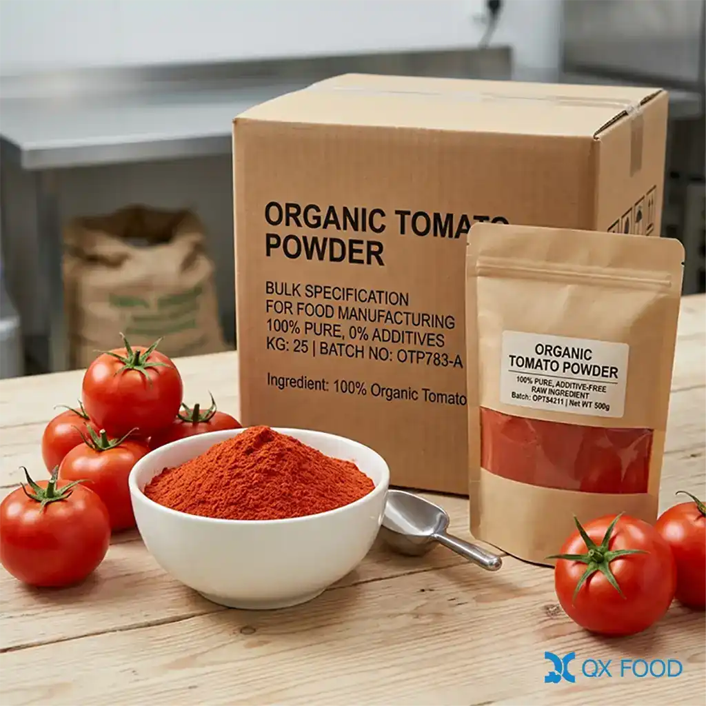 Organic Tomato Powder for Food Manufacturing TMP-H20 1 Organic tomato powder TMP-H20 pure natural additive free tomato powder