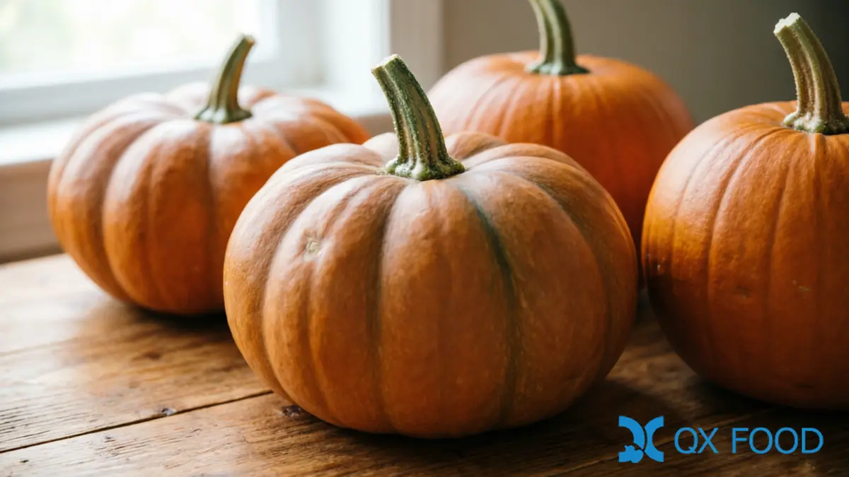 Pumpkin Powder PKP-H22 -- Spray-Dried, 93% Pumpkin Pulp for Food Manufacturing 5 Fresh pumpkins from Hebei -- raw material for PKP-H22