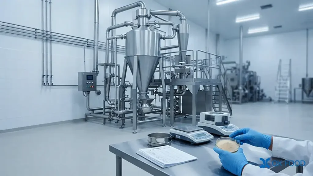Ester Aroma Soy Sauce Powder for Snacks & Hot Pot FSP-BF 4 Qianxuan brewed soy sauce powder production quality control with microcapsule embedding technology