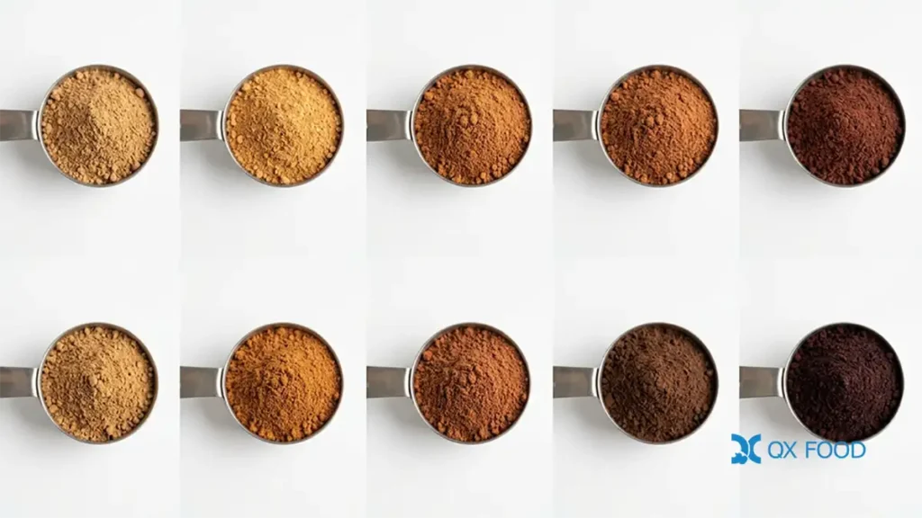 Ester Aroma Soy Sauce Powder for Snacks & Hot Pot FSP-BF 6 Qianxuan brewed soy sauce powder product range with various flavor profiles