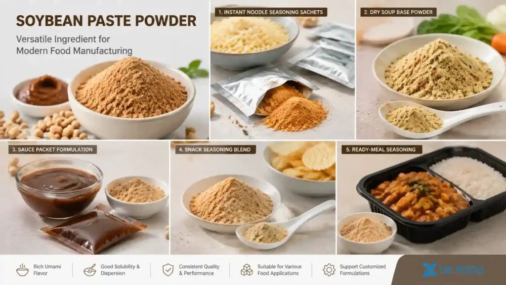 Soybean Paste Powder for Instant Noodle Seasoning and Sauce Bases - SP-H09 3 Soybean Paste Powder for Instant Noodle Seasoning and Sauce Bases - SP-H09