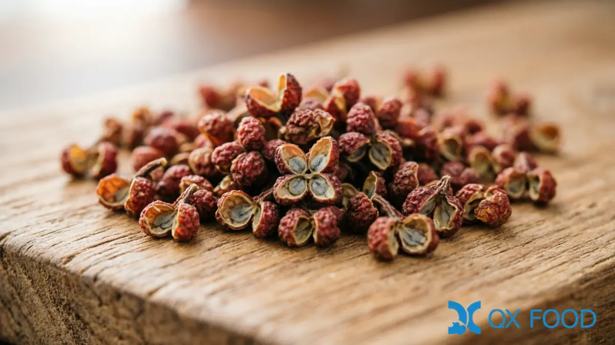 Sichuan Pepper Powder SPP-B02 -- Pure Prickly Ash, Natural Mala Numbing Spice for Food Manufacturing 5 Dried Sichuan peppercorns -- raw material for SPP-B02