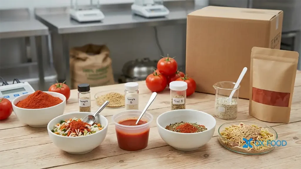 Organic Tomato Powder for Food Manufacturing TMP-H20 3 Natural tomato powder for soups sauces seasoning blends and instant foods