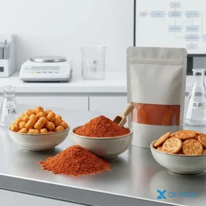 Tomato flavor seasoning powder for puffed snacks TMP-H17