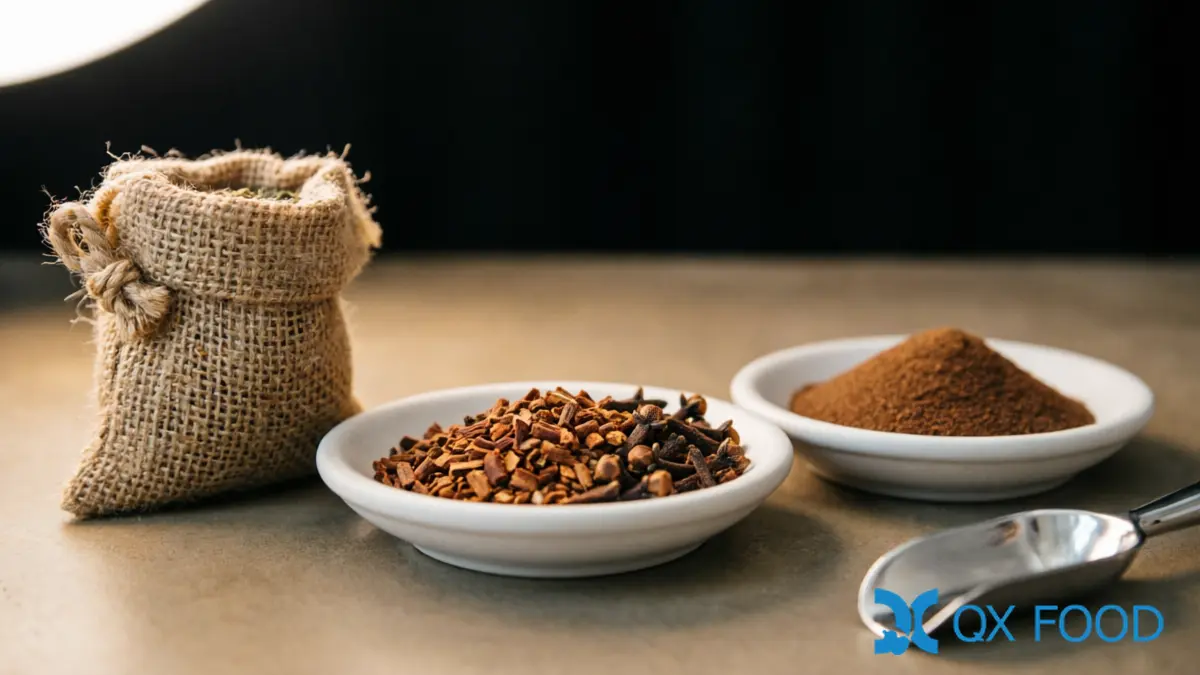 Braised Meat Spice Formats — Whole Spice Bag, Coarse Cut and Ground Blend
