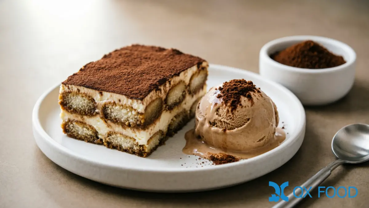 Coffee Powder in Bakery and Ice Cream — COP-K42 Dessert Application