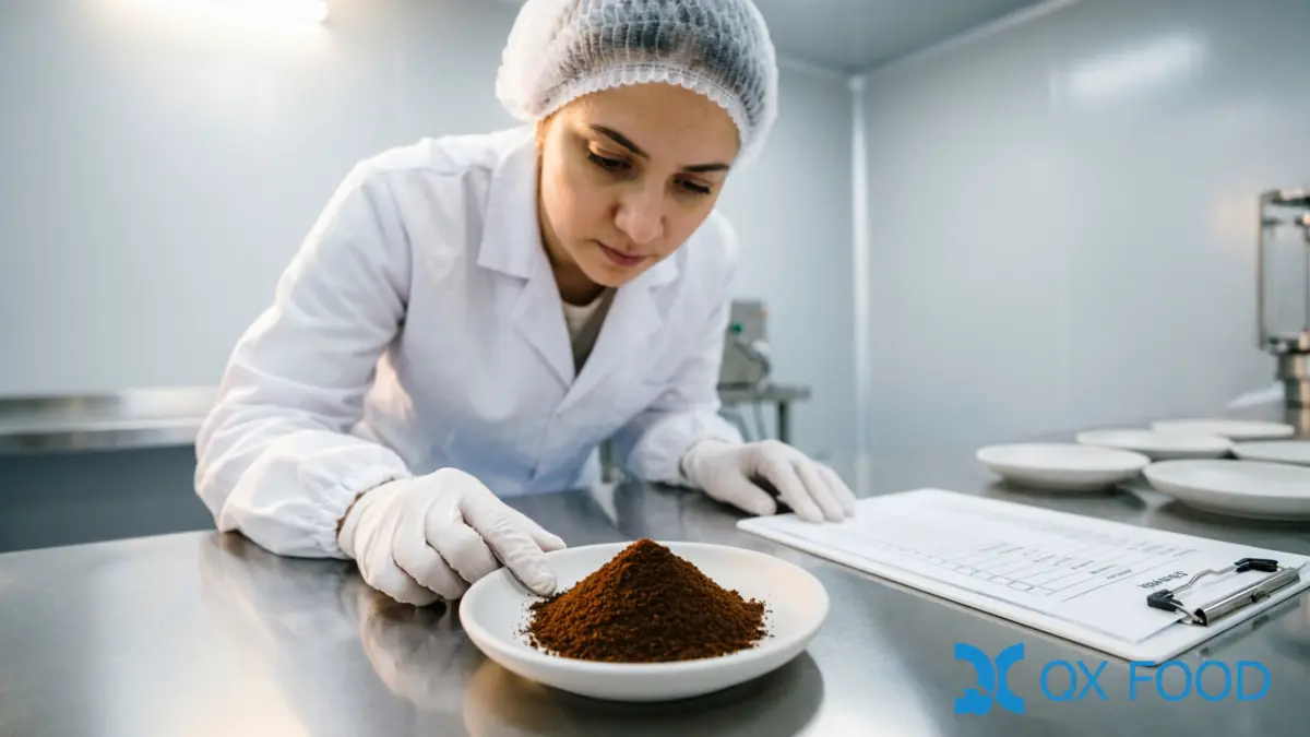 Coffee Powder Quality Documentation — COP-K42 COA and Food Safety Certificates