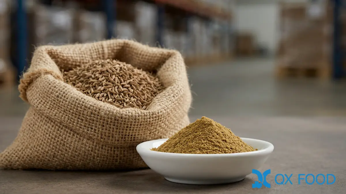 Cumin Powder - Supplier Evaluation with Bulk Sack and Sample