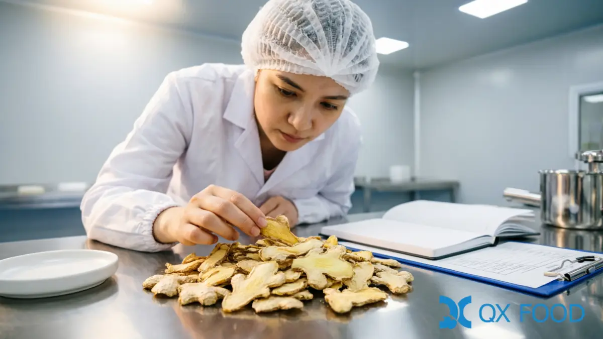 Dried Ginger Quality Documentation ??DGR-27 COA and Food Safety Certificates