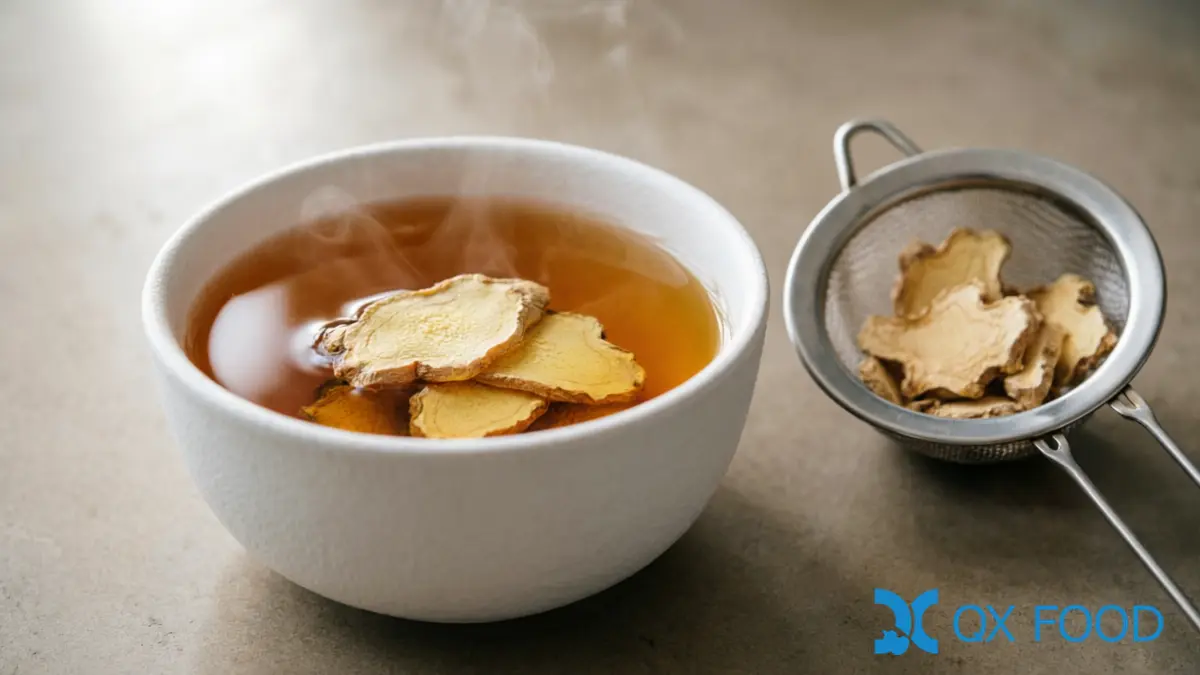 Dried Ginger in Soup Base and Ginger Tea ??DGR-27 Slices for Beverage Production