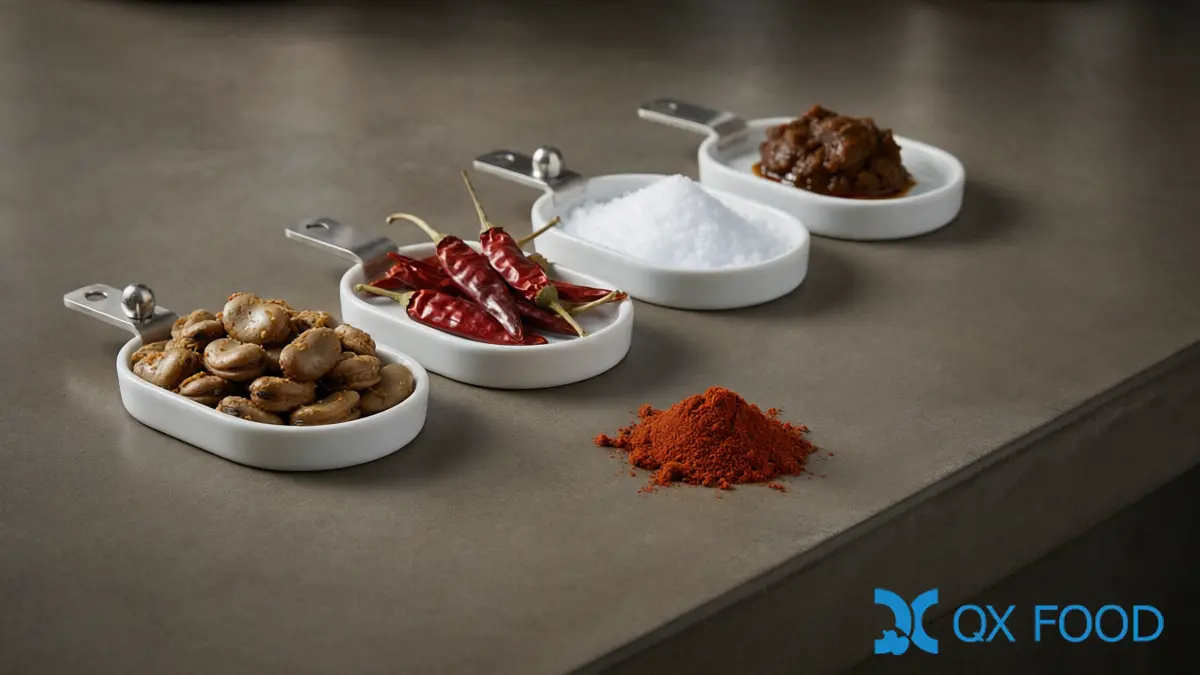 Fermented Bean Paste Powder: Sichuan to Global Applications | QXFOOD 3 Fermented Bean Paste Flavor System — Broad Bean, Chili, Salt and Aged Complexity