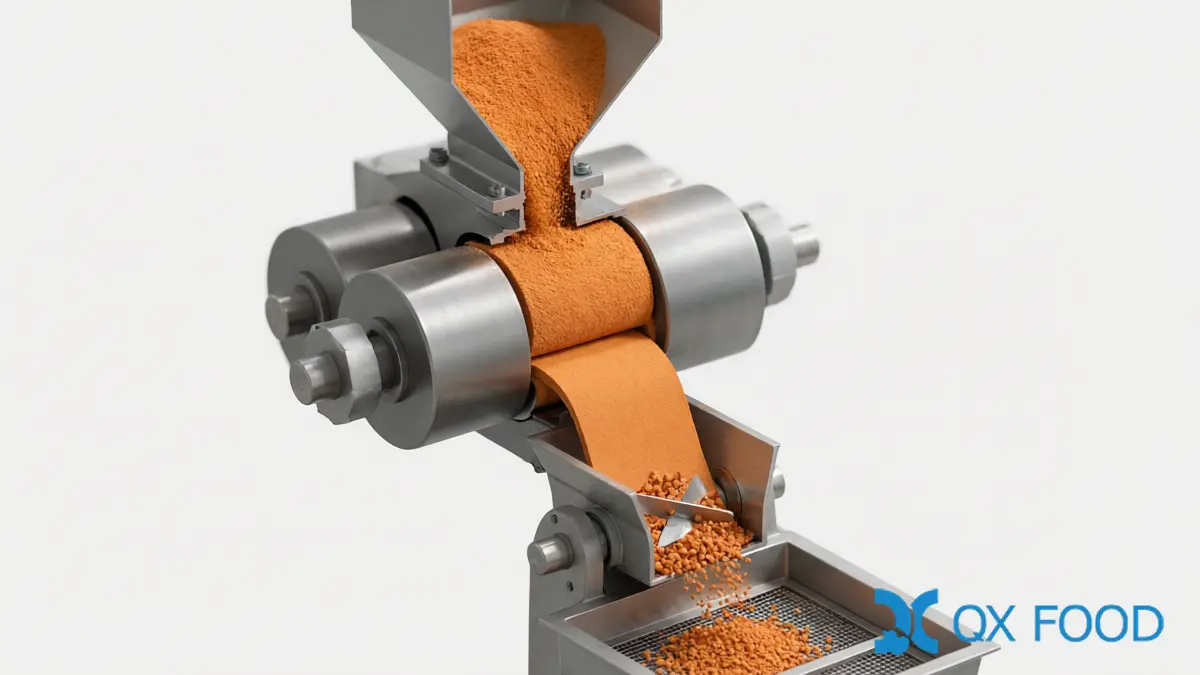 Seasoning Granules vs Powder: When Granulation Improves Food Production 5 Seasoning Granules - Dry Granulation by Roller Compaction