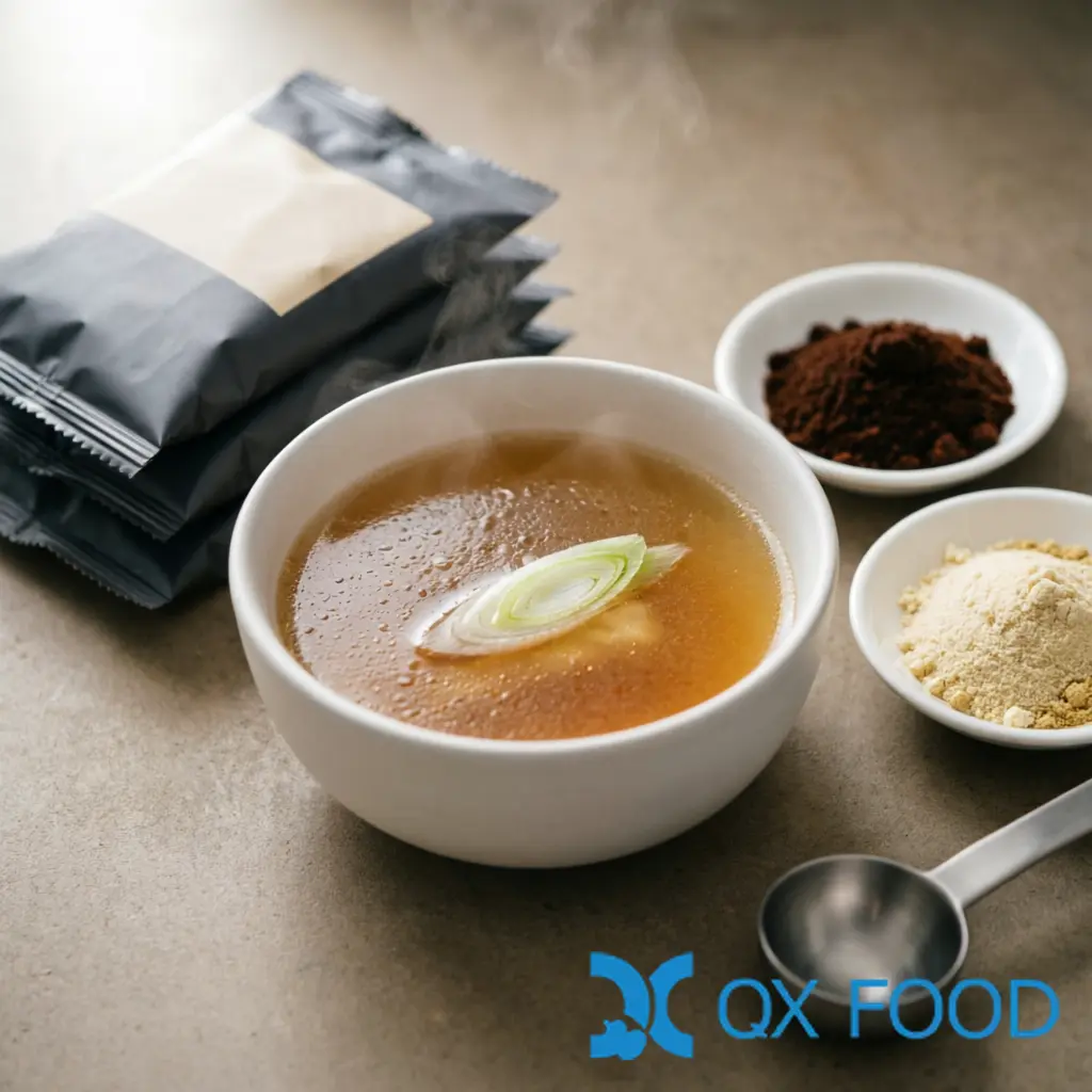 Instant Soup Flavor Stability ??Seasoning Powders and Soup Bowl for Food Manufacturing