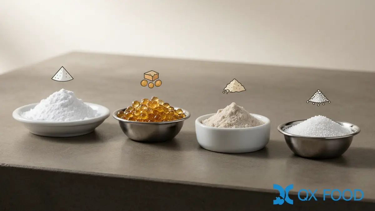 Maltodextrin in Spray Drying: DE, Carrier Level and Powder Stability 6 Maltodextrin Spray Drying -Carrier Alternatives Gum Arabic, Starch and Inulin