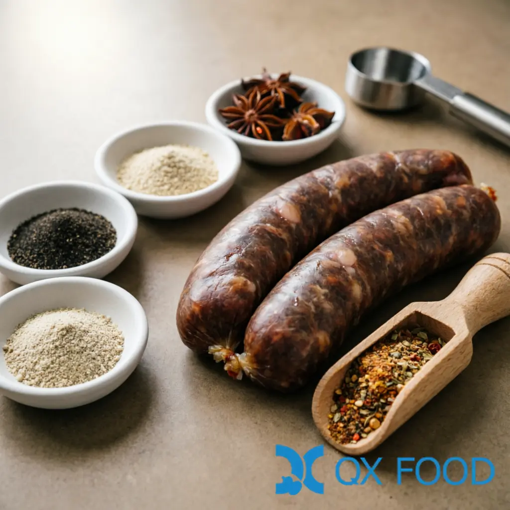 Meat Seasoning for Sausage & Processed Meat: Formulation Guide 2 Meat Seasoning for Sausage Manufacturing ??Black Pepper, Garlic and Spices for Processed Meat