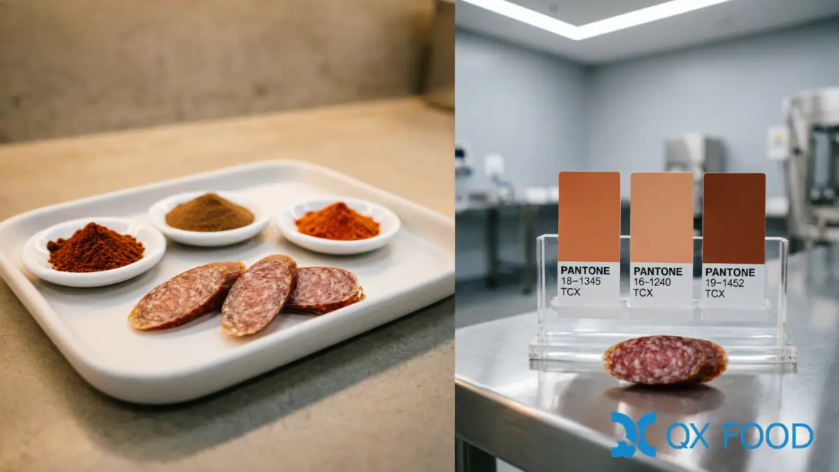 Meat Spice Cure-Color Test — Nitrite Interaction Verification in Meat Processing
