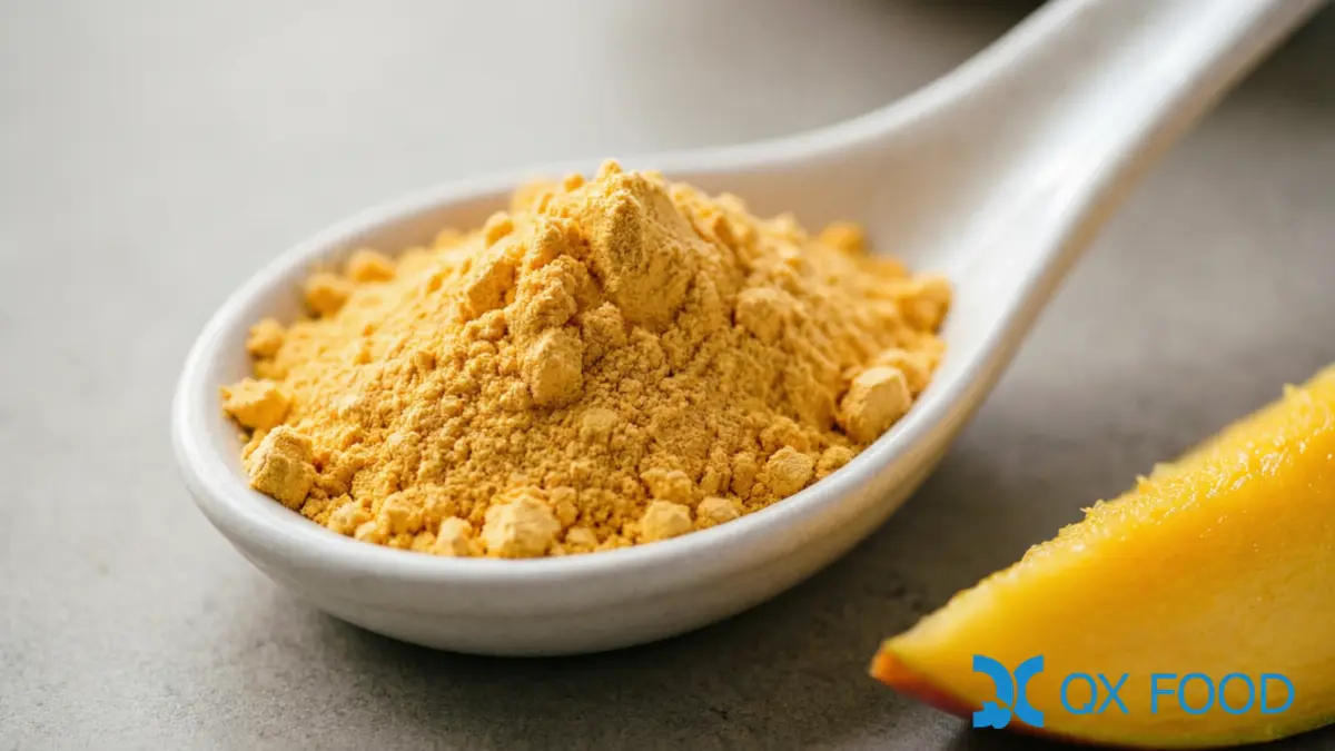 Mango Powder Texture Closeup ??MGO-15 Fine Spray-Dried Powder