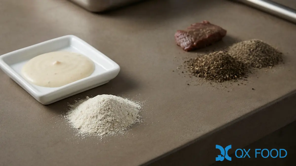 White Pepper vs Black Pepper: Complete Selection Guide 5 White Pepper vs Black Pepper - Light Sauce and Dark Rub Applications