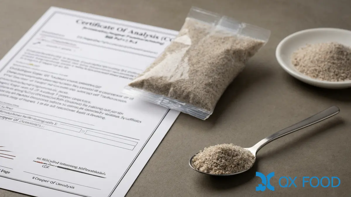 Pepper Salt Seasoning - Supplier Sample and COA Verification