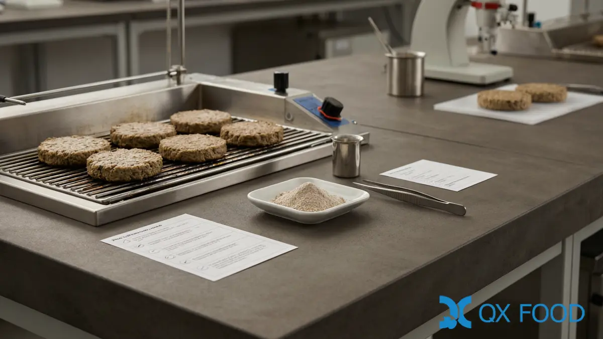 HVP in Plant-Based Meat: Savory Building, Off-Note Management and Cook Validation 6 Plant-Based HVP - Cook Validation After Extrusion or Frying