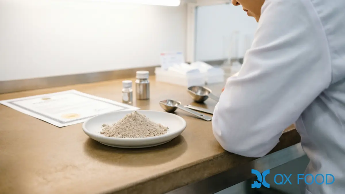 Plant Based Soup Ingredient Sourcing — COA Verification in QC Lab